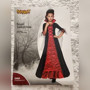 Girls Halloween Costume / Royal Vampire's / zise 8- 10 yo